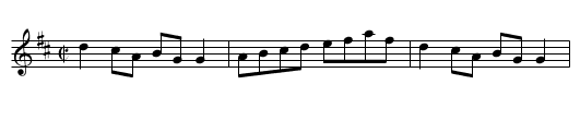 Peata Beag mo Mh'athar - staff notation