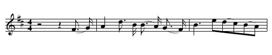 Peck o' Maut - staff notation