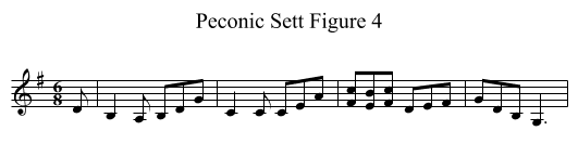 Peconic Sett Figure 4 - staff notation