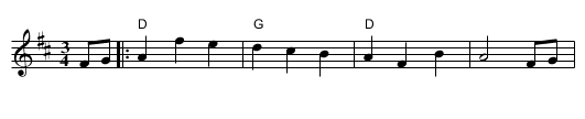 Peek-a-boo Waltz - staff notation