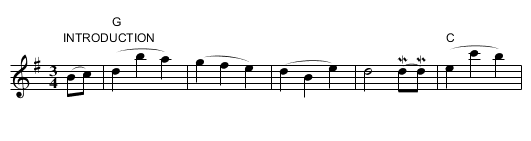 Peek-A-Boo Waltz - staff notation