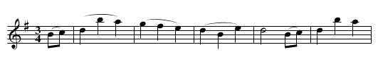 Peek-A-Boo - staff notation