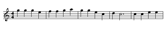 Peeler and the Goat - staff notation