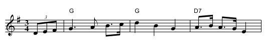Peeler Creek - staff notation