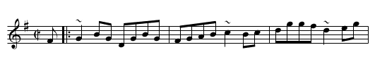 Peeler's Jacket - staff notation