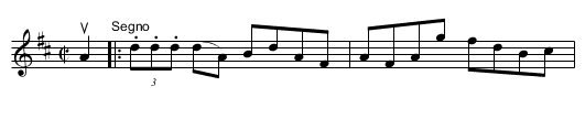 Peep O' Day -- Reel - staff notation