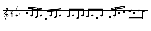 Peerless -- Hornpipe - staff notation