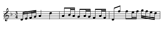 Pekkos Olles polska - staff notation