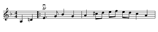 Pekkos Pers brudmarsch - staff notation