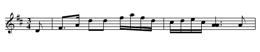 Pekkos Pers storpolska - staff notation