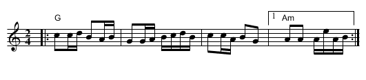 Pentozali - staff notation