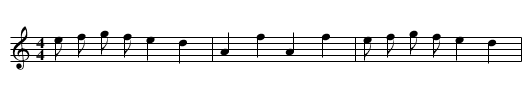Pepper's Black - staff notation