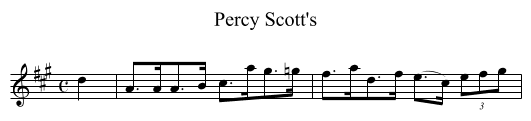 Percy Scott's - staff notation