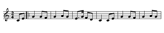 Pericote (MQ 049) - staff notation