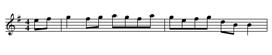 Periwig (bagpipe version), The  - staff notation