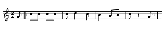 Perrusalda - staff notation