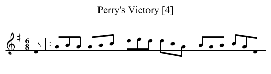 Perry's Victory [4] - staff notation