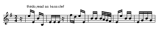 Persian Dance,The,bass part. JNu.22 - staff notation