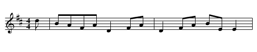 Persian Hunt,The. FTB.125 - staff notation
