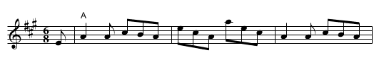 Pet of the Pipers - staff notation