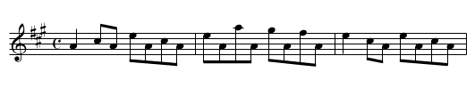Peter Street - staff notation