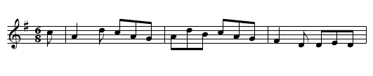 Peter Tuohy's Favorite - staff notation