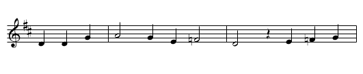 Peter Unverdorben - staff notation