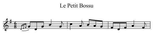Petit Bossu, Le - staff notation