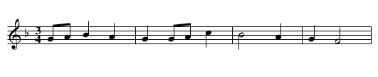Petite Marguerite - staff notation