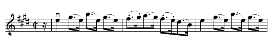 PETRIE'S FROLIC -- Strathspey - staff notation