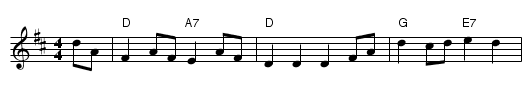 Petronella - staff notation