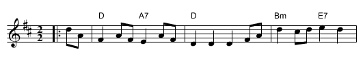 Petronella - staff notation
