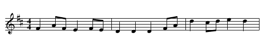 Petronella - staff notation