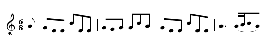 Petticoat Loose    (jig)      0826 - staff notation