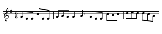 Petticoat Loose - staff notation