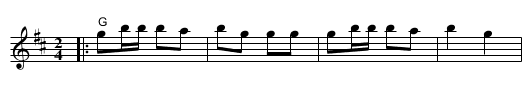 Pevano Kolo - staff notation