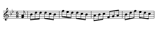 PHANTOM SETT (tune 1) - staff notation