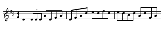Phil Cunningham's - staff notation