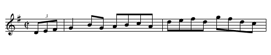 Phil Durkin's Favourite - staff notation