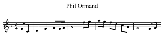 Phil Ormand - staff notation