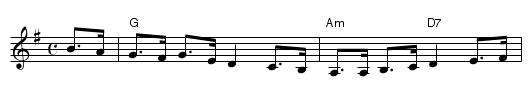Philabelula All the Way - staff notation