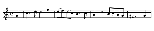 PHILANDER WAS A MERRY SWAIN. - staff notation