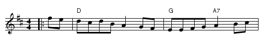 Phillibelula - staff notation