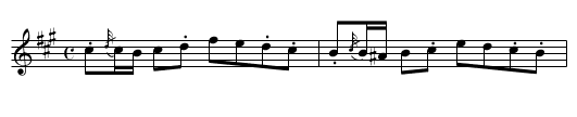 Piano Sonata No. 11 in A major, K 331 (300i), mvmt. 1g - staff notation