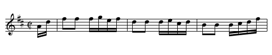 Pibddawns Dowlais - staff notation