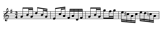 Pibddawns Nadolig Kate Broadwood - staff notation