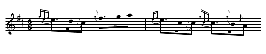Pibroch of Donald Dubh - staff notation
