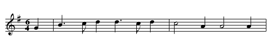 Picking of Sticks - staff notation