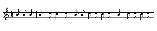 Pierre de Grenoble - staff notation