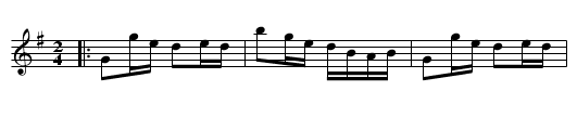Pig Town Fling - staff notation